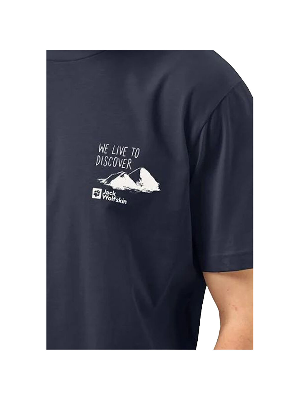 Lacivert Discover T Erkek Tişört-2