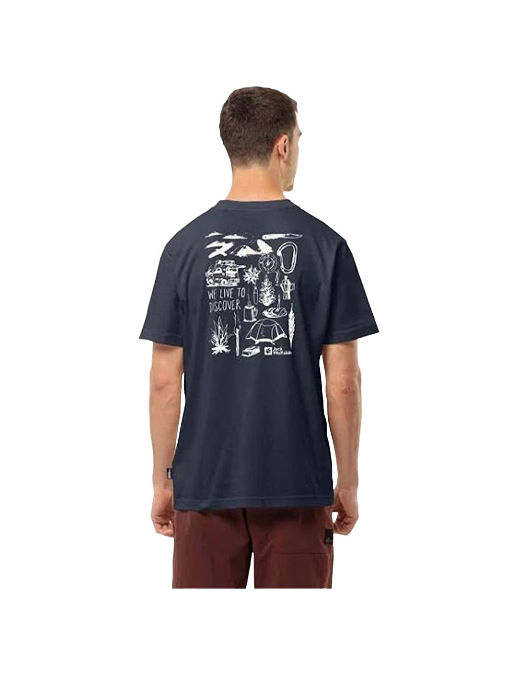 Lacivert Discover T Erkek Tişört-3