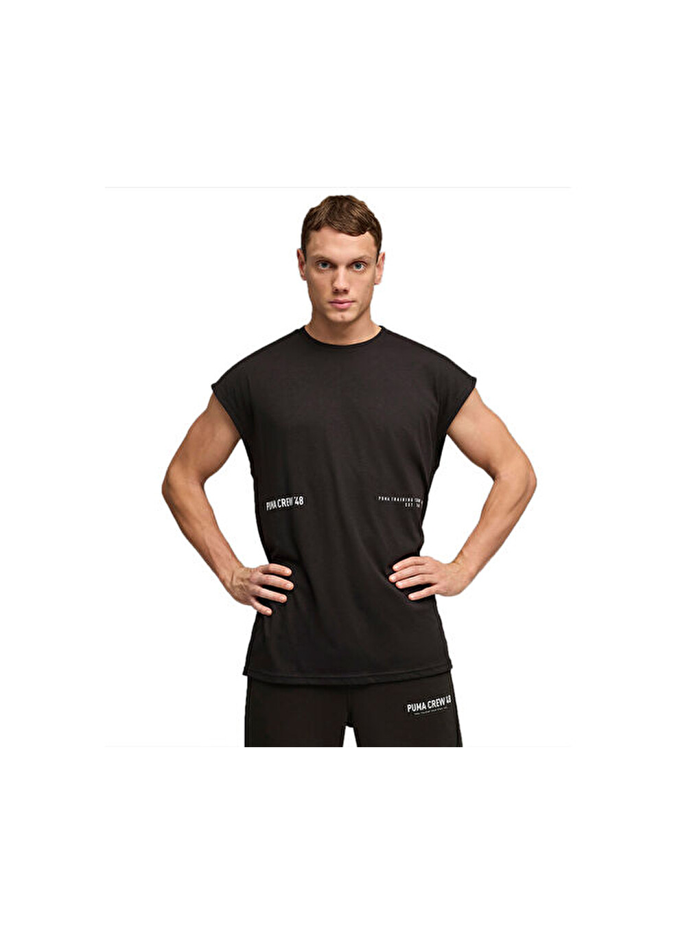 M Graphic Cutoff Tank Erkek Antrenman Tişörtü 52852901 Siyah