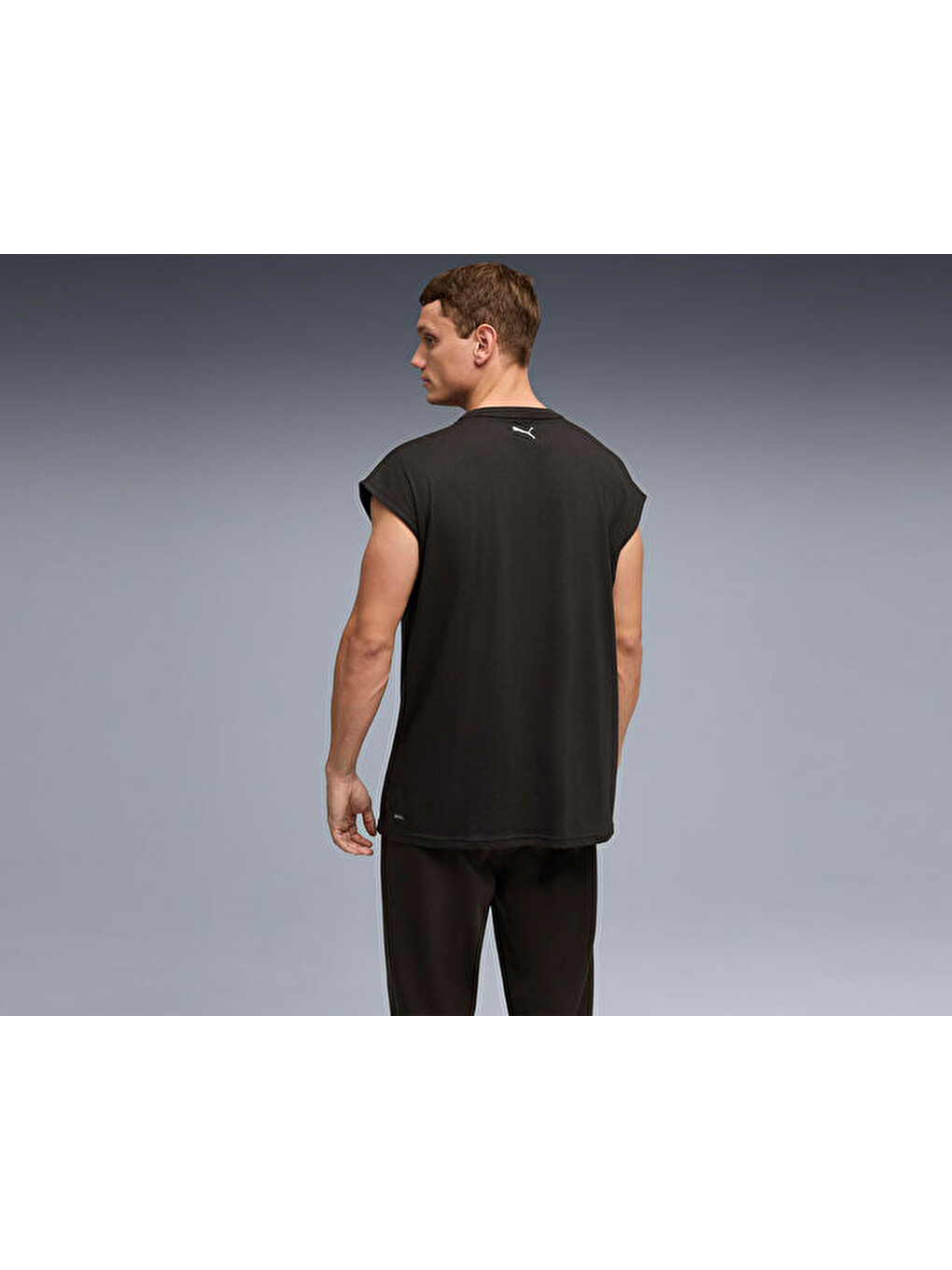 M Graphic Cutoff Tank Erkek Antrenman Tişörtü 52852901 Siyah-1