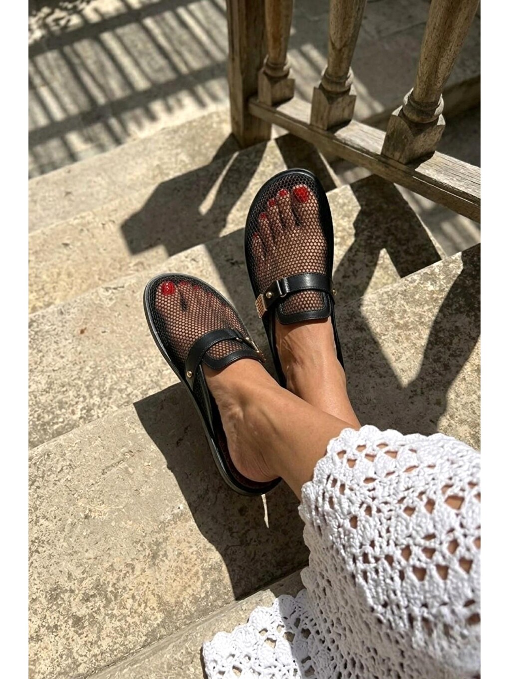 Siyah Kadın Terlik Y250505115-3