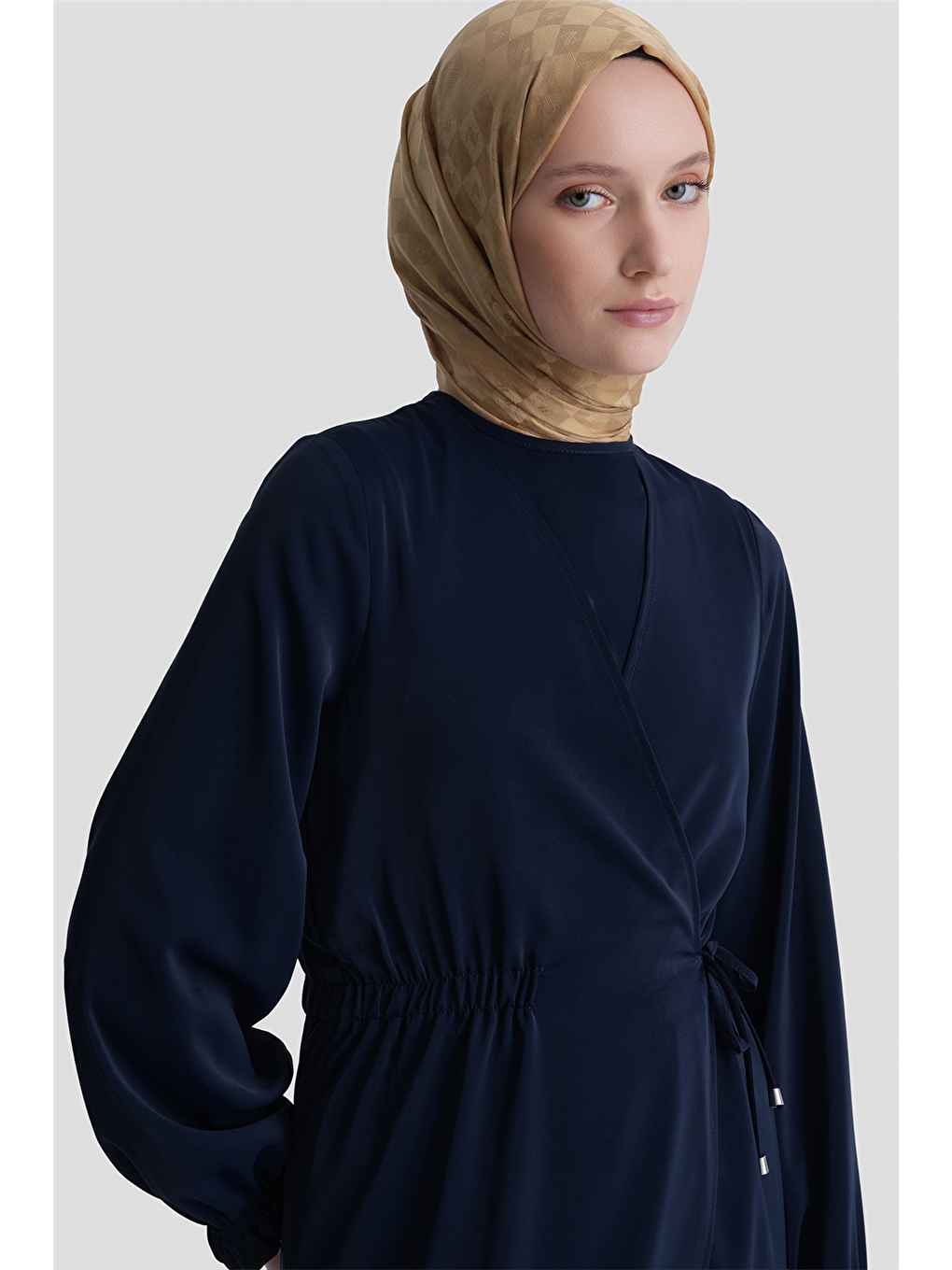 Anvelop Elbise Lacivert-2