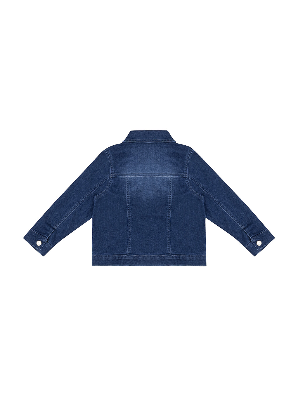 Erkek Çocuk Denim Ceket 2-6 Yaş Koyu Mavi-2