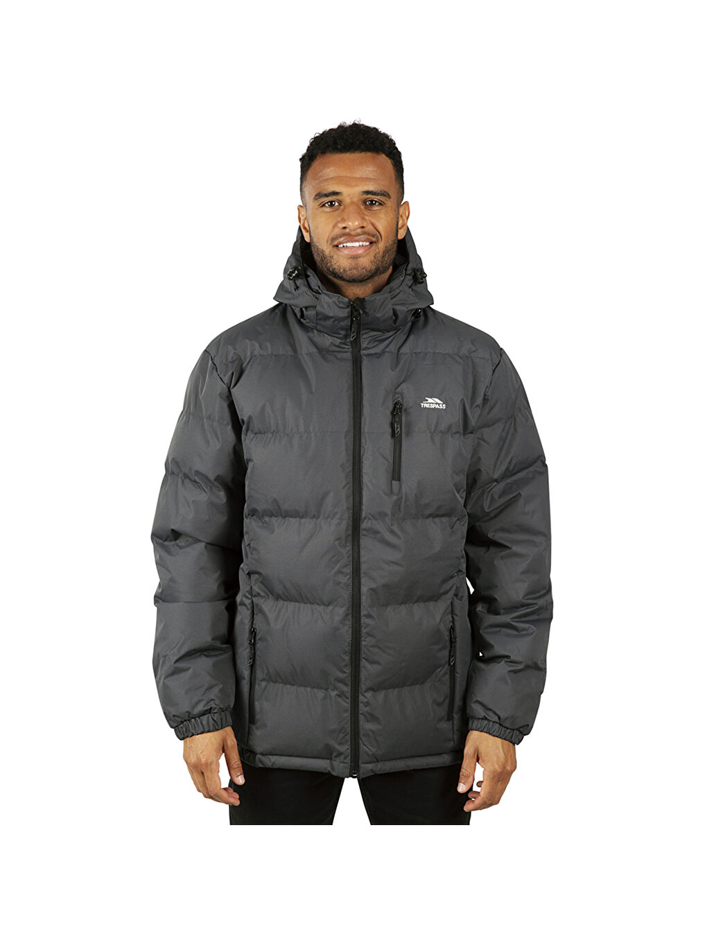 Karışık Clip - Padded Erkek Gri Outdoor Şişme Mont