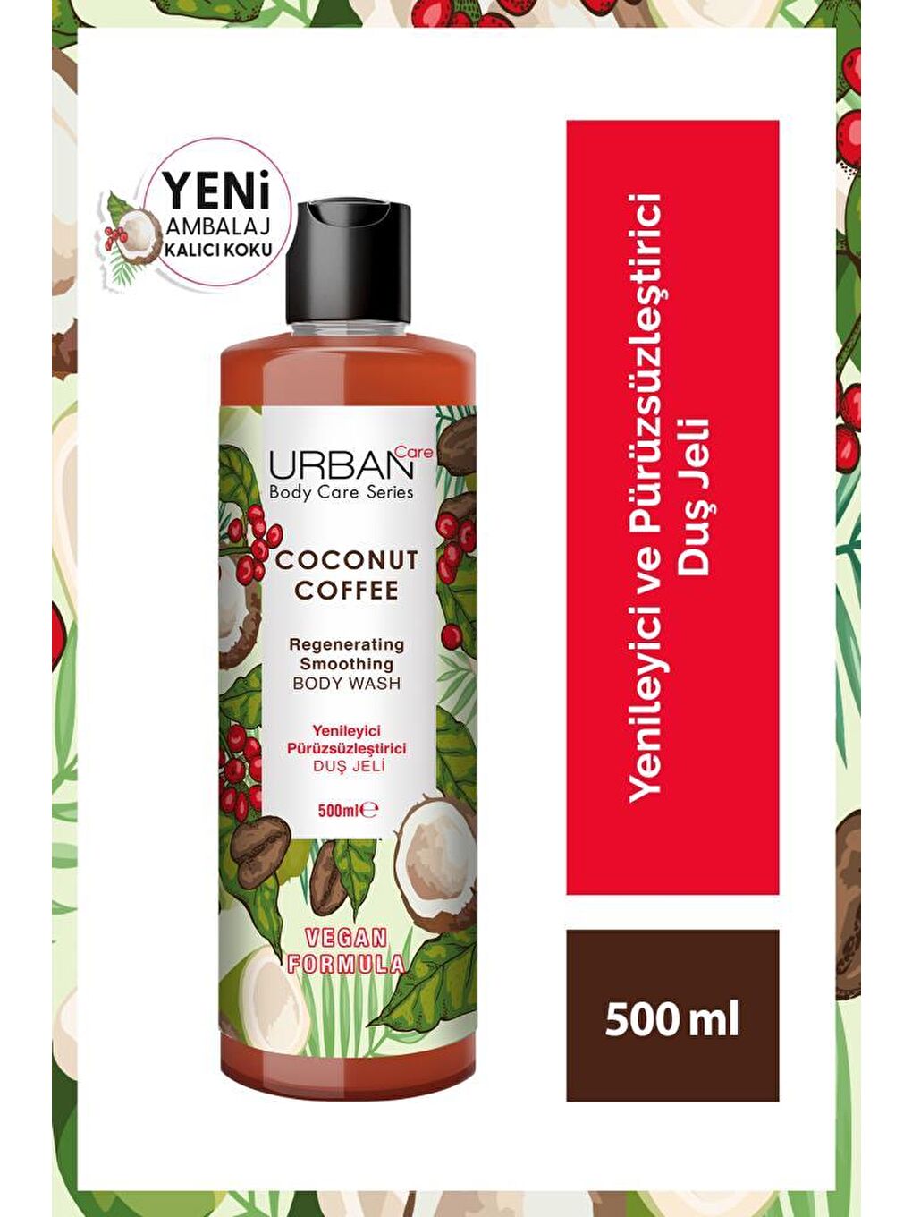 Urban Care Body Series Coconut Coffee Yenileyici ve Pürüsüzleştirici 3'lü Set - 1