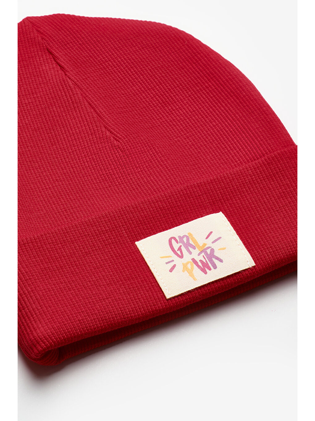 Kırmızı Mottolu Çocuk Bere-1