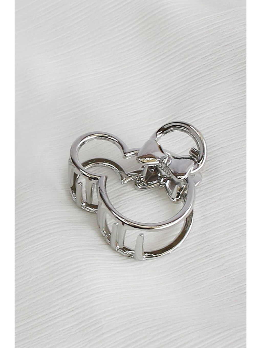 Gri Minnie Metal Mini Mandal Toka-2