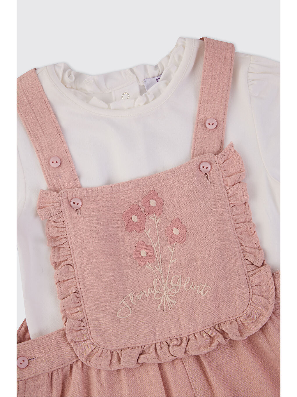 Kız Bebek Pembe 2'li Takım-2