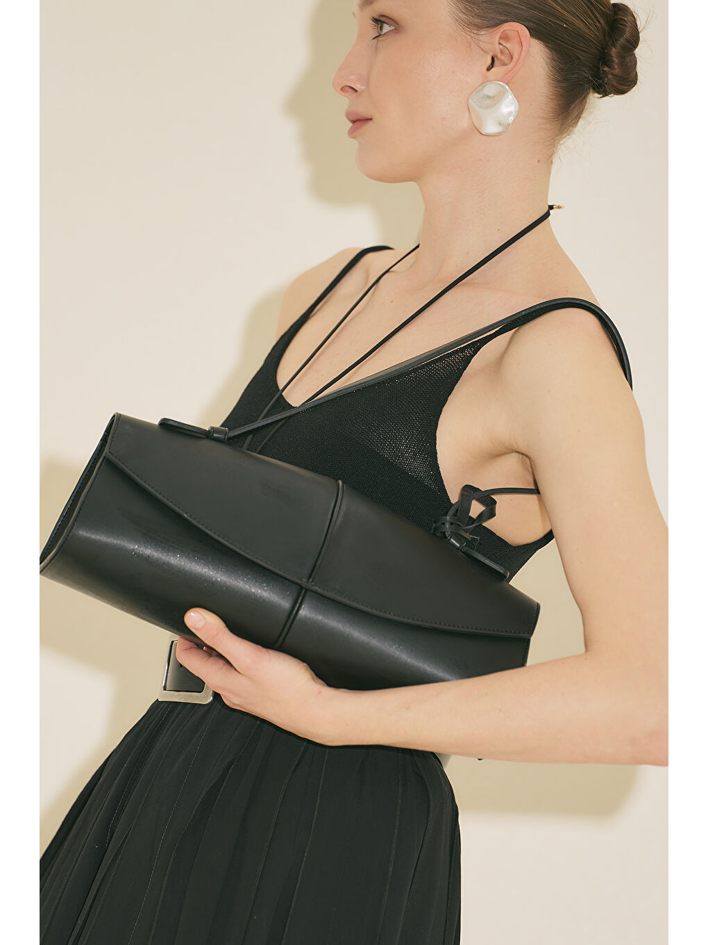 Mari Kapaklı Çanta Siyah-1