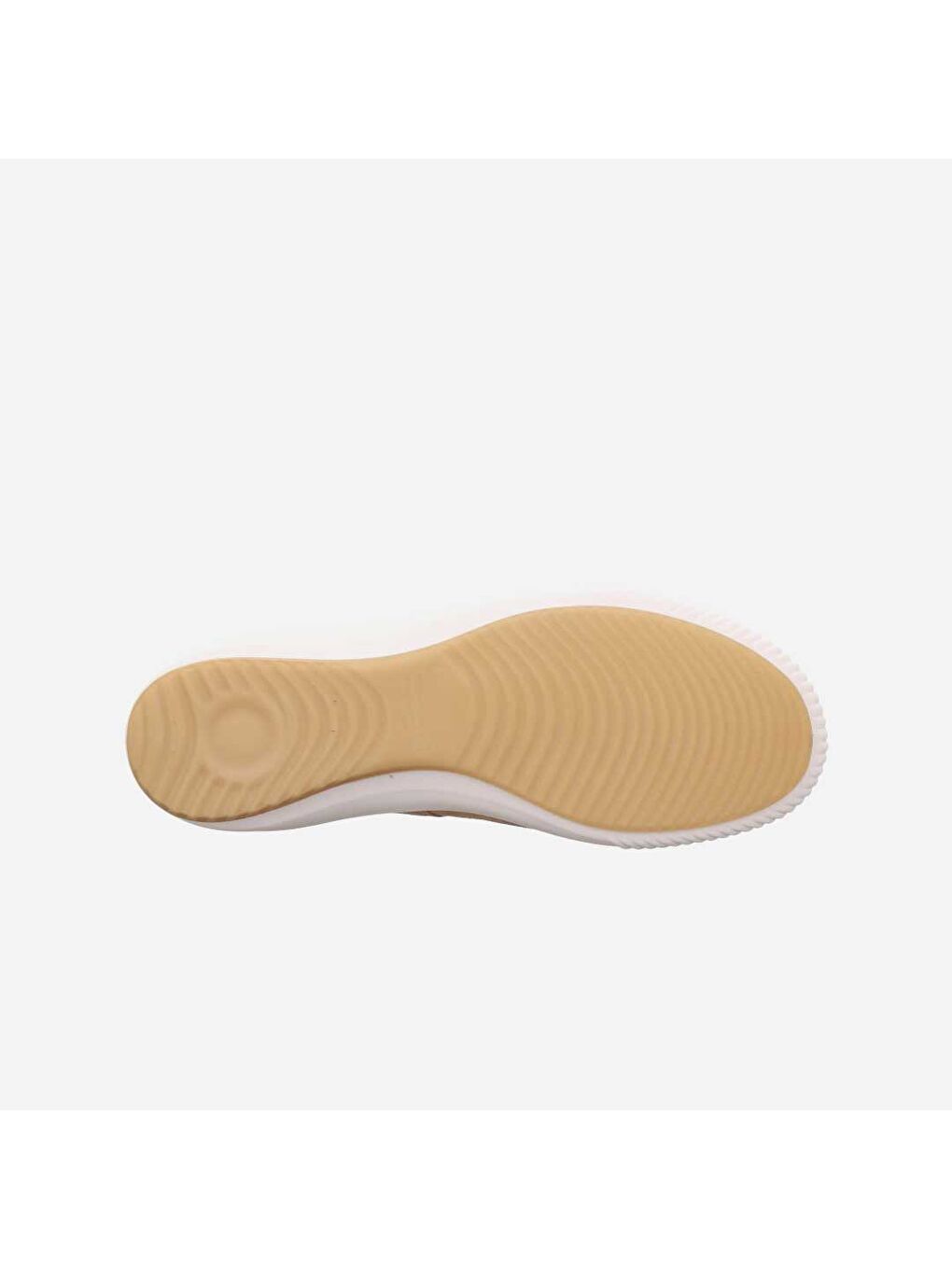 Kadın Bej Cırt Cırtlı Sandalet-4