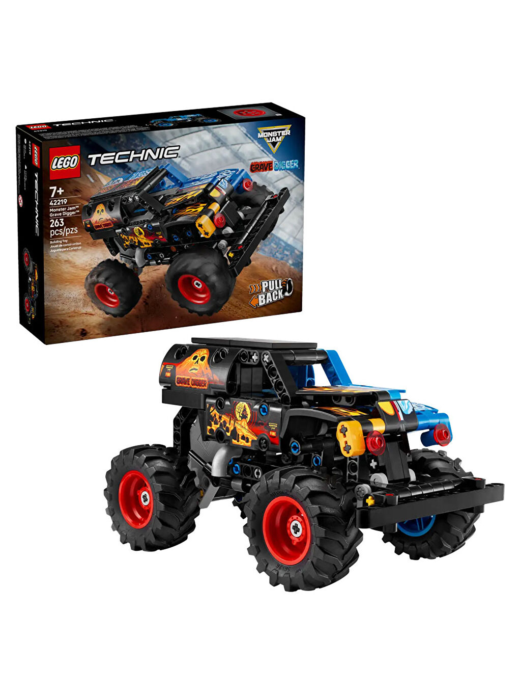 Technic Monster Jam Grave Digger Ateş ve Buz 42219
