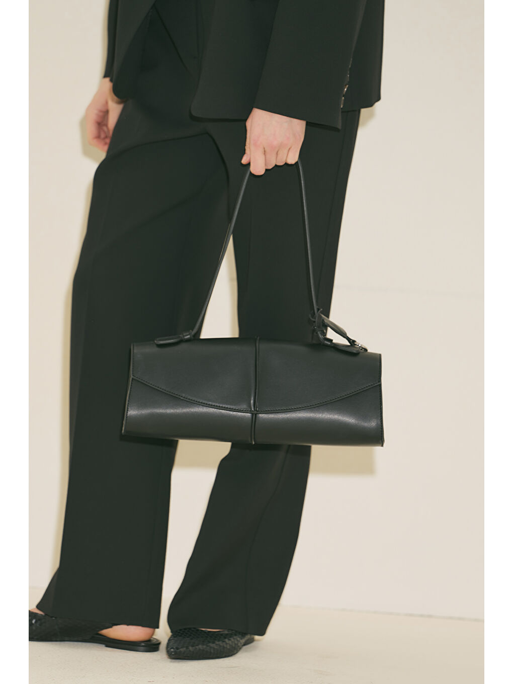 Mari Kapaklı Çanta Siyah-5