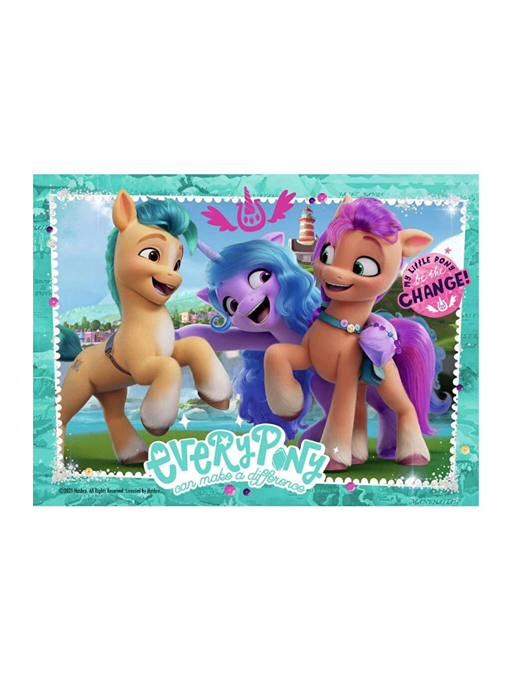 Çocuk Puzzle 4 Puzzle Tek Kutuda My Little Pony RPX031214-3