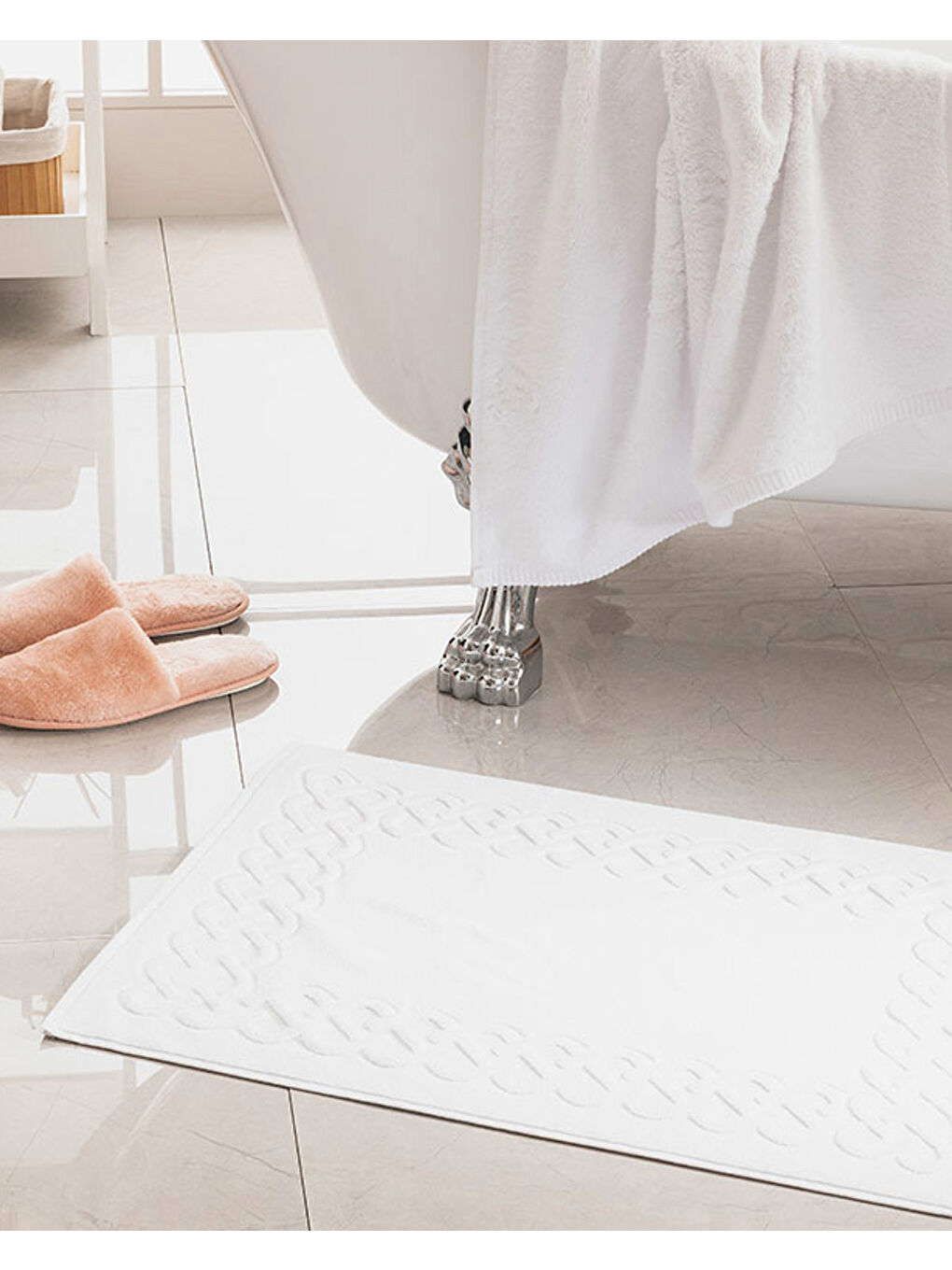 Pure Basic Ayak Havlusu 50x70 cm Beyaz