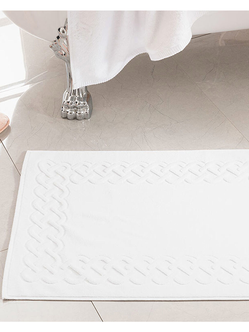 Pure Basic Ayak Havlusu 50x70 cm Beyaz-1