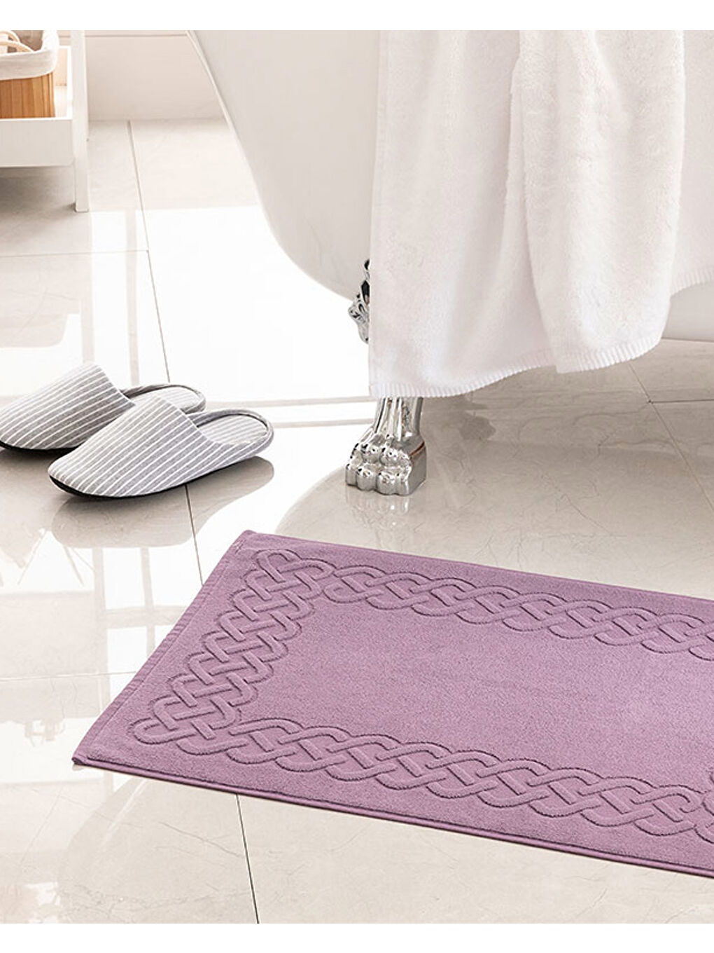 Pure Basic Ayak Havlusu 50x70 cm Koyu Mor