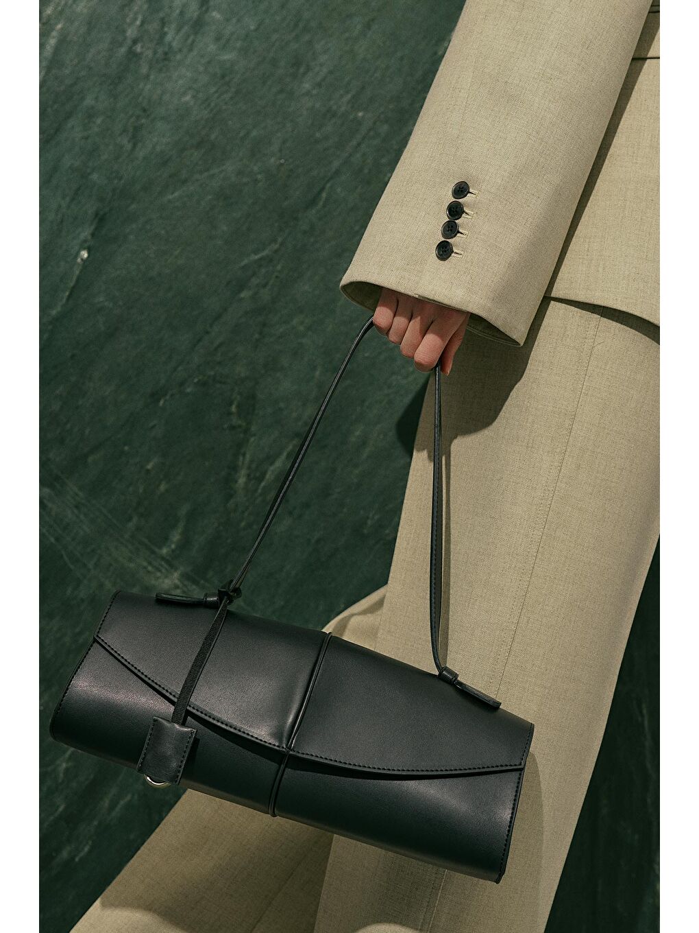 Mari Kapaklı Çanta Siyah-10