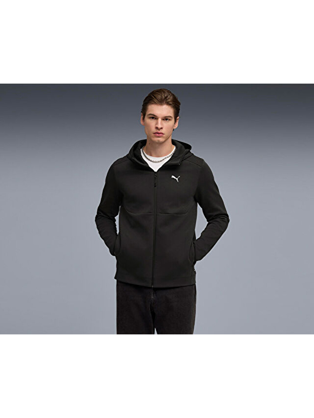Pumatech Full-zip Hoodie Erkek Günlük Fermuarlı Sweatshirt 69218501 Siyah-2