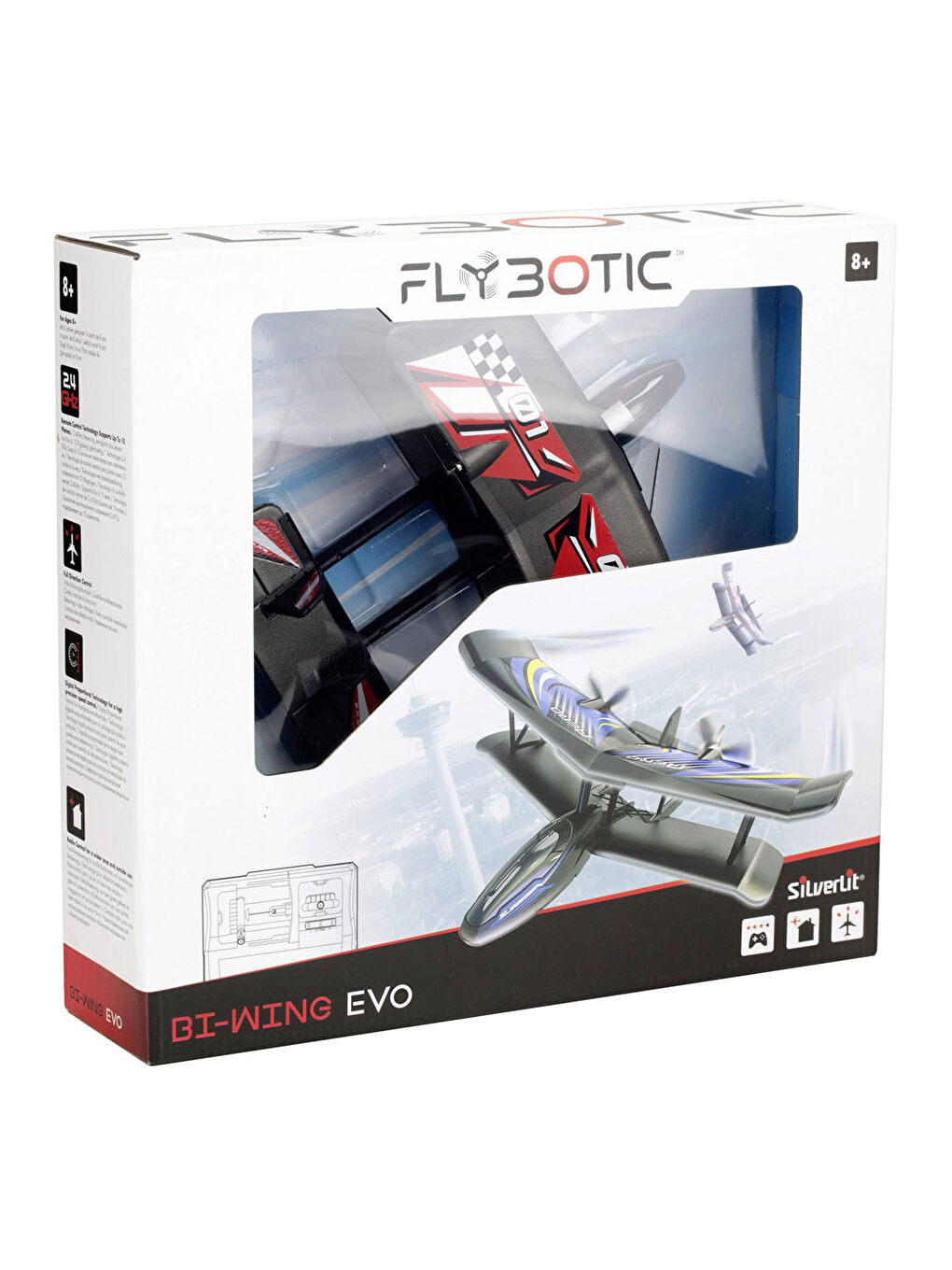 Bi-Wing Evo Kumandalı Uçak Kırmızı 85739-4