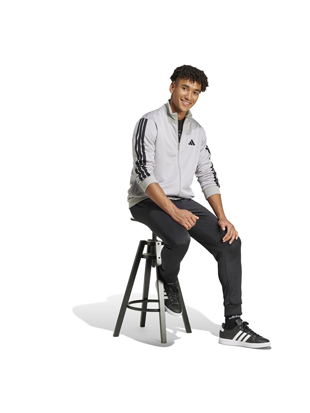 Karışık 3 Stripes Ft Tt Ts Erkek Eşofman Takımı-1