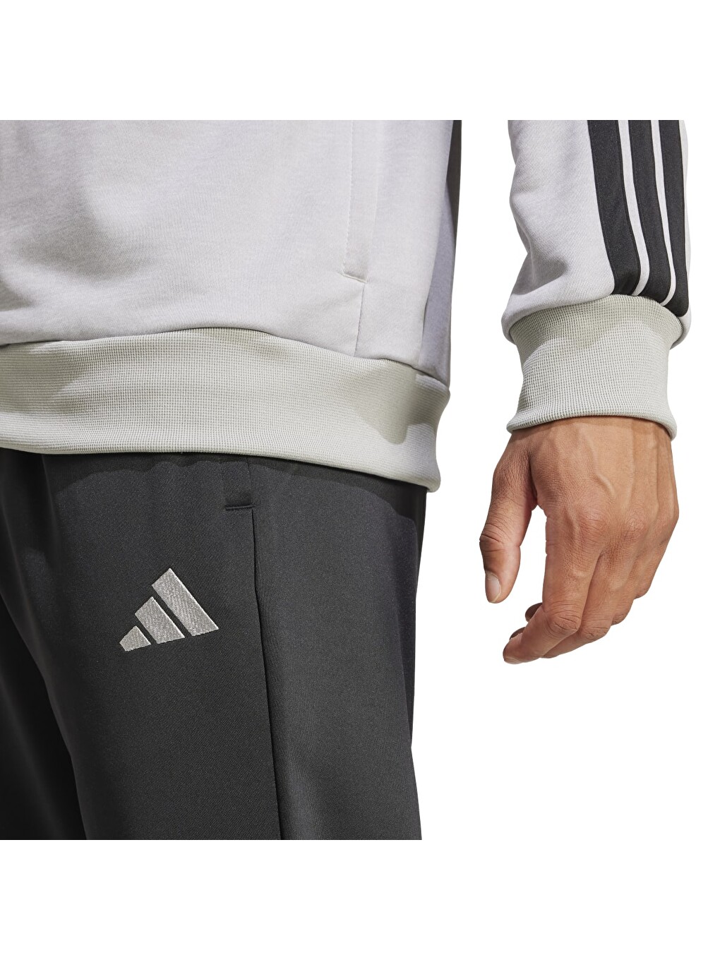Karışık 3 Stripes Ft Tt Ts Erkek Eşofman Takımı-2