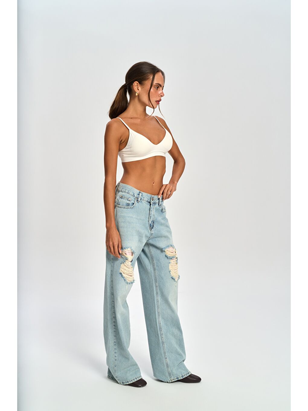 Fida Mavi Jean Pantolon-2