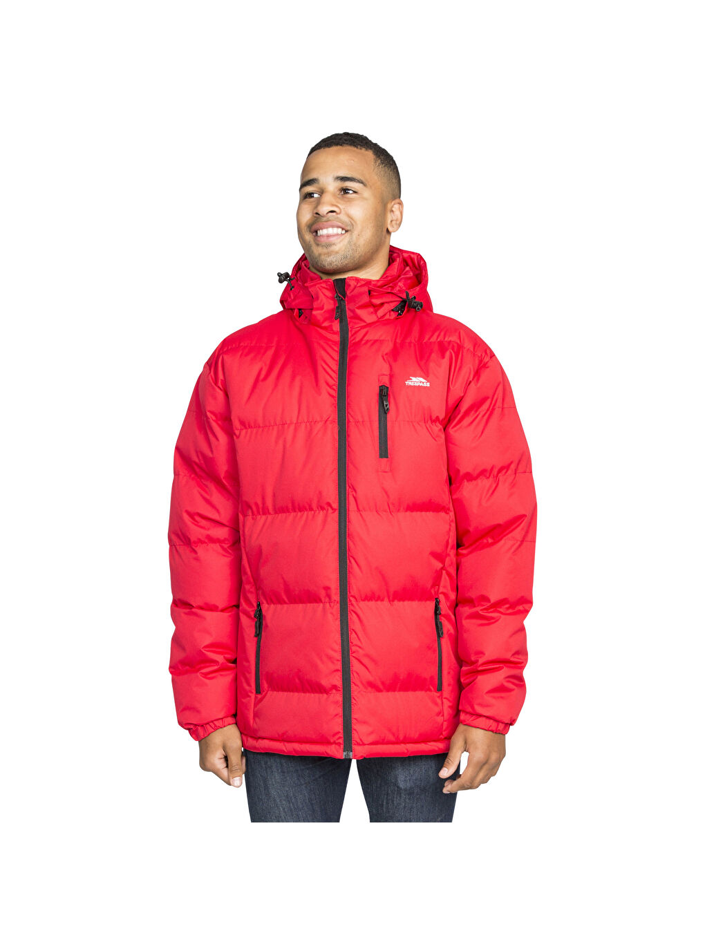 Kırmızı Clip - Padded Erkek Siyah Outdoor Şişme Mont