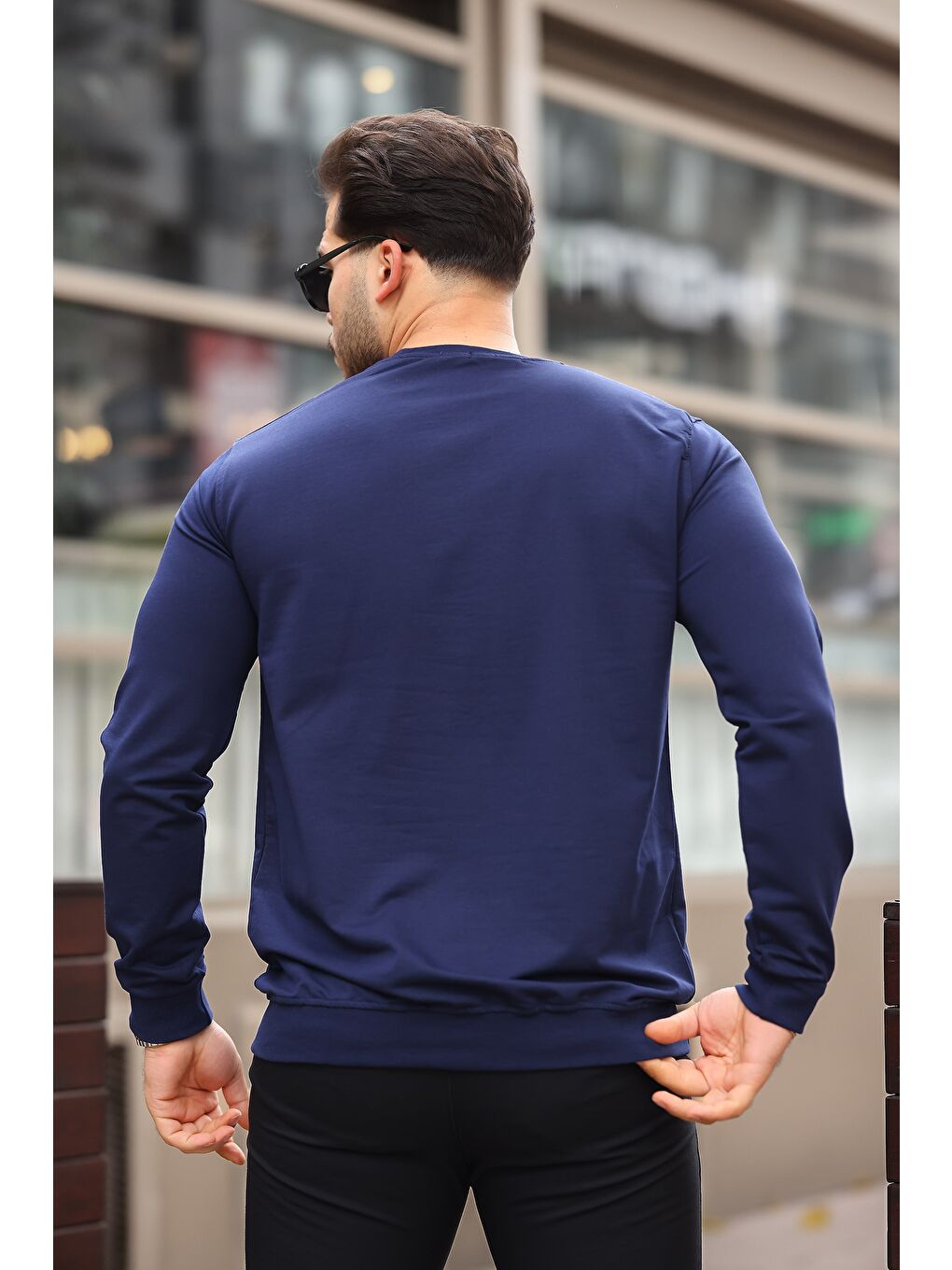 comstar Lacivert Slim Fit Sweatshirt - 3