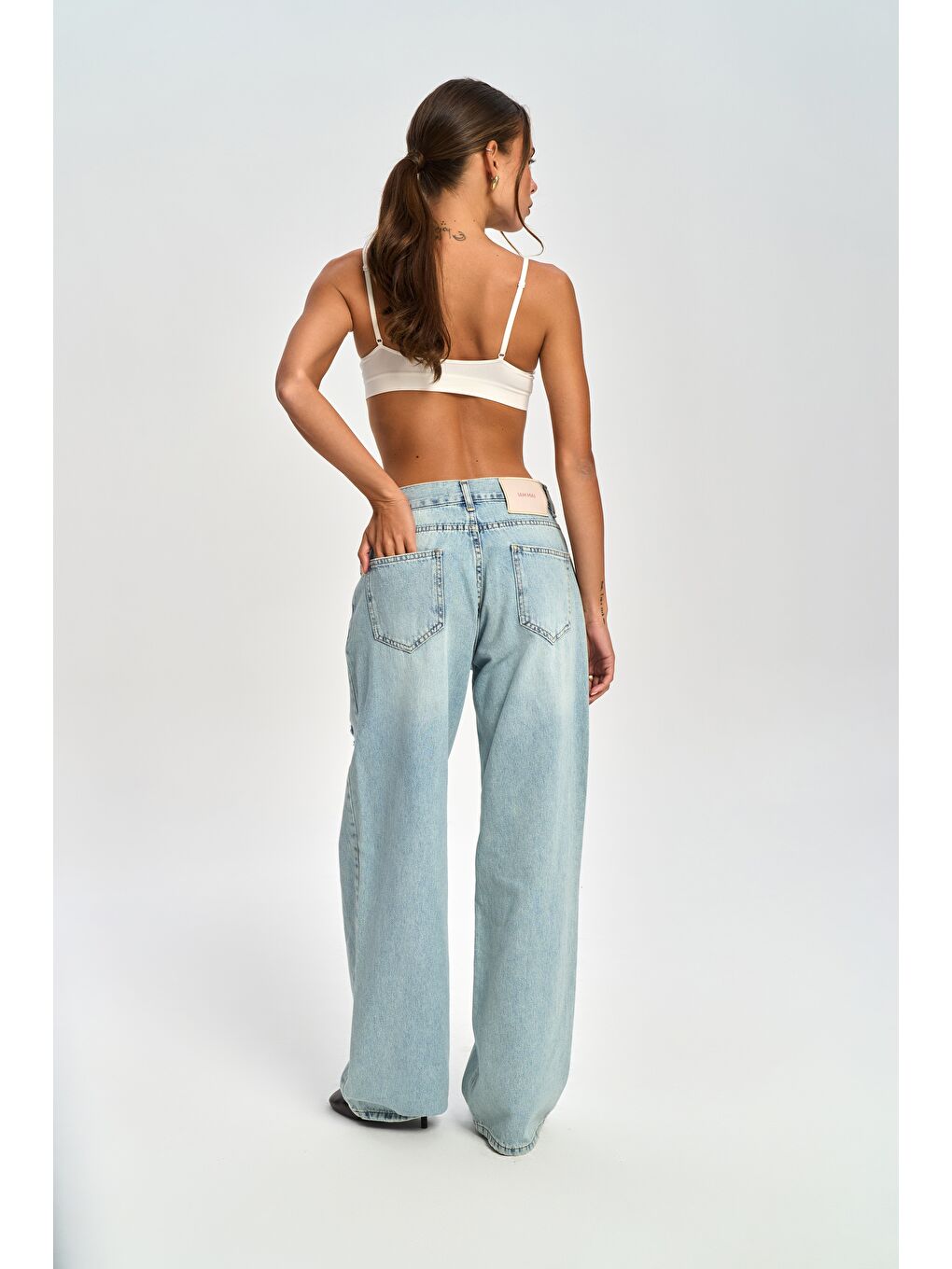 Fida Mavi Jean Pantolon-4