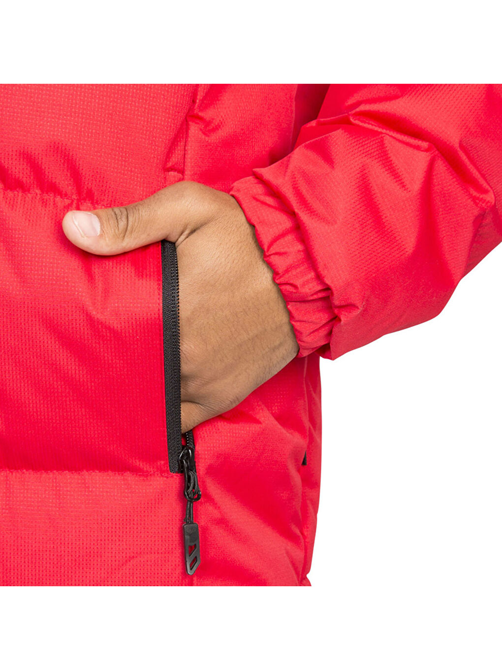 Kırmızı Clip - Padded Erkek Siyah Outdoor Şişme Mont-4