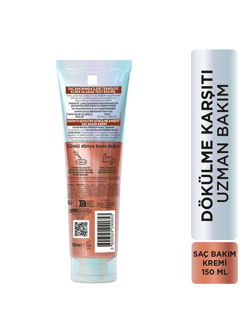 Elseve Growth Booster Dökülme Karşıtı Saç Bakım Kremi 150ml-7