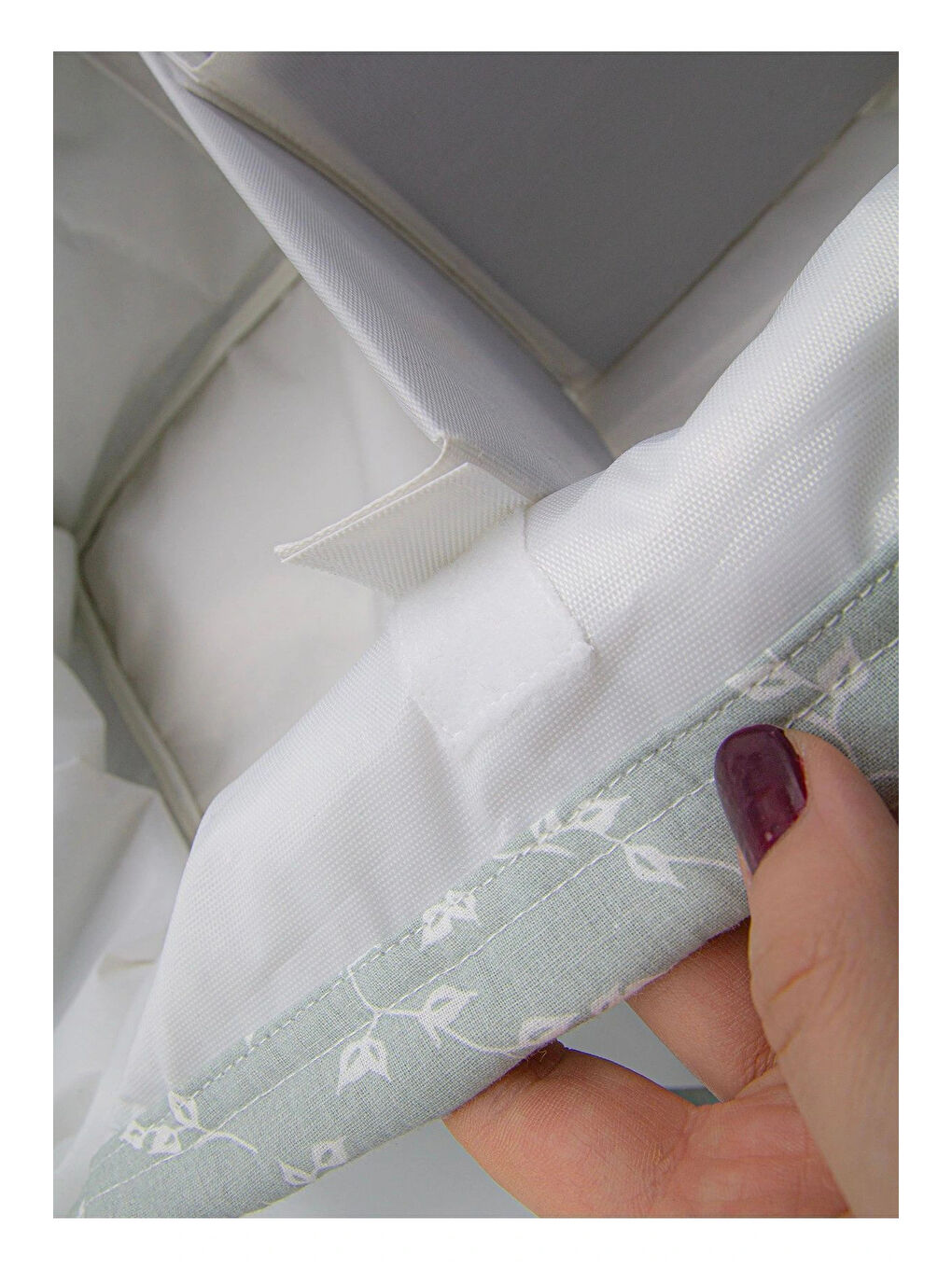 Yeşil Katlamalı Çanta Anne&Bebek Organizer-4