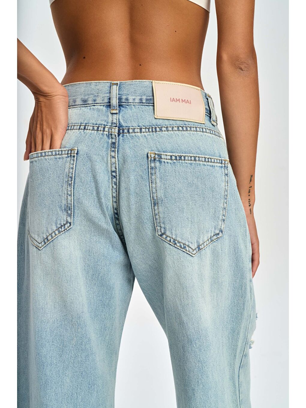 Fida Mavi Jean Pantolon-7