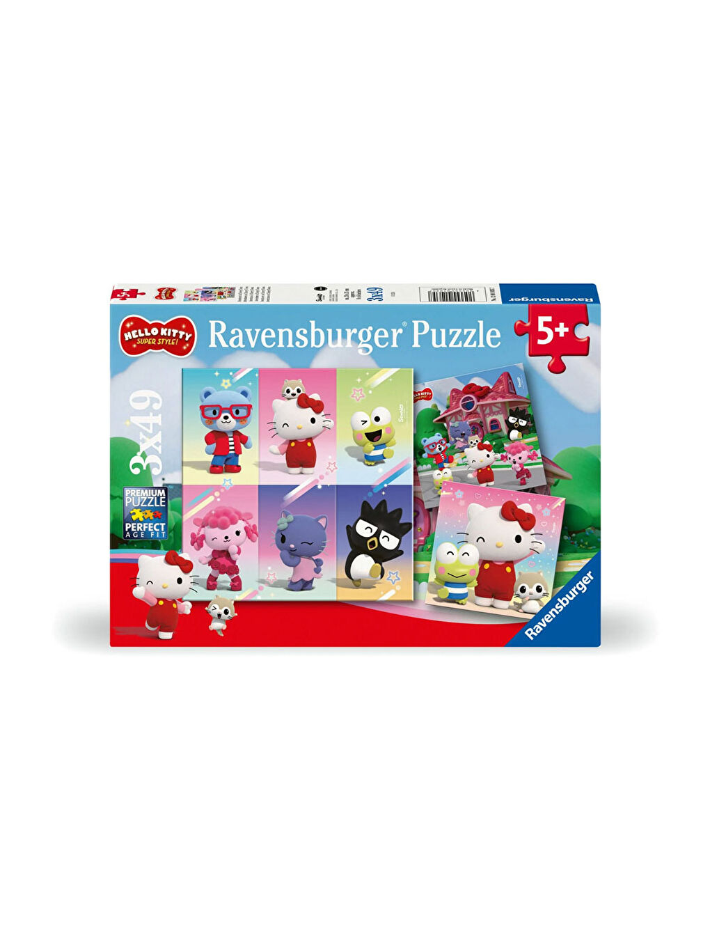 Çocuk Puzzle 3x49 Parça Hello Kitty RPK120010357