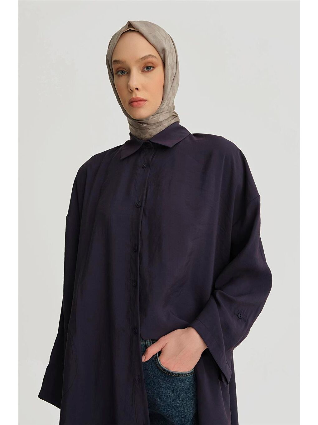 Modal Basic Tunik 25Yd4232 Lacivert-2
