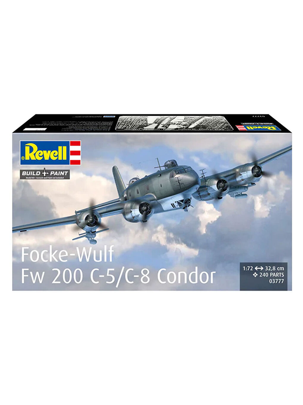 Maket Model Kit Uçak Focke-Wulf Fw 200 C-5/C-8 Condor 3777-1