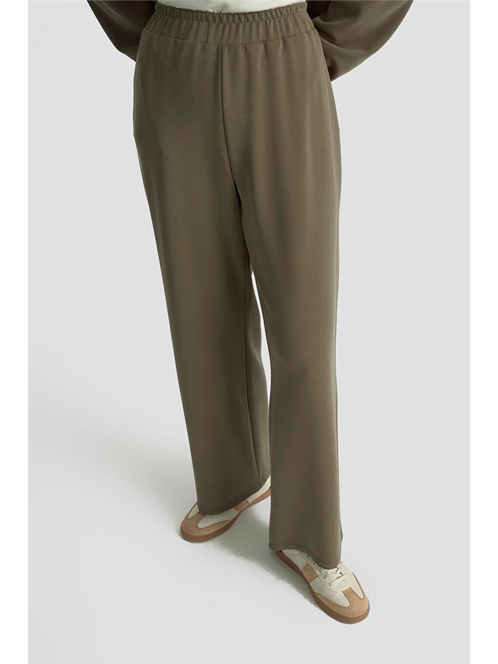 Biyeli Örme Takım 25Kd1176 Haki-3