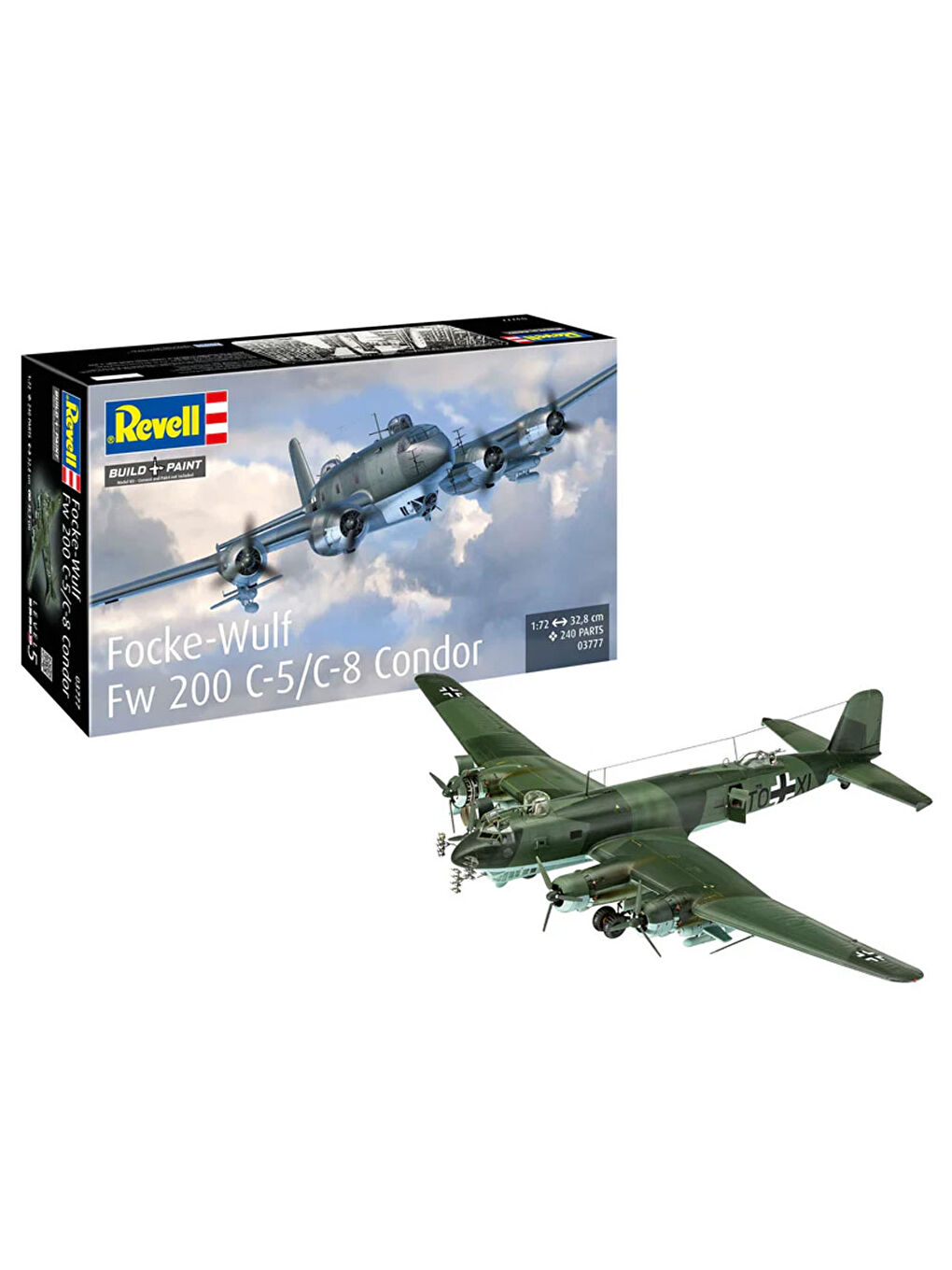 Maket Model Kit Uçak Focke-Wulf Fw 200 C-5/C-8 Condor 3777-7