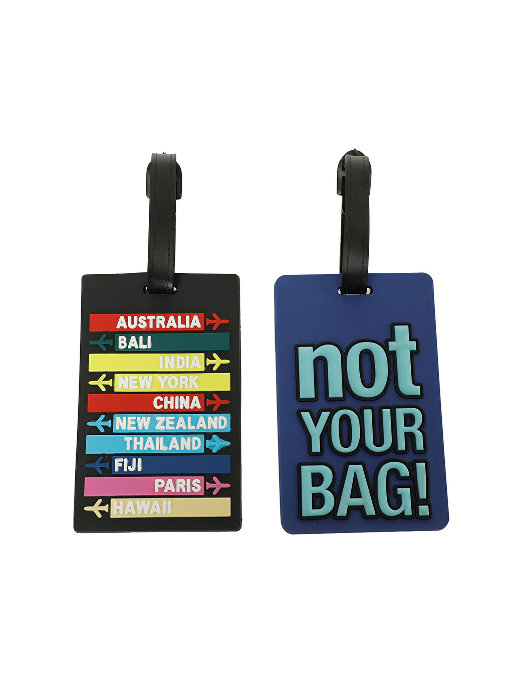 NOT YOUR BAG ISIMLIK 5FX MAVI MULTI Unisex Yaka Kartı ve Aksesuarı