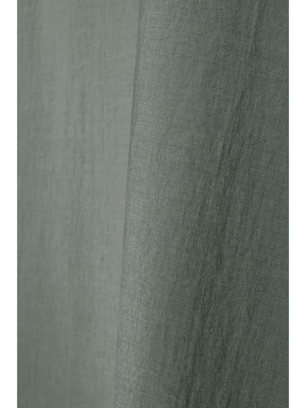 Haki Fisto Detaylı Düğmeli Tunik-7