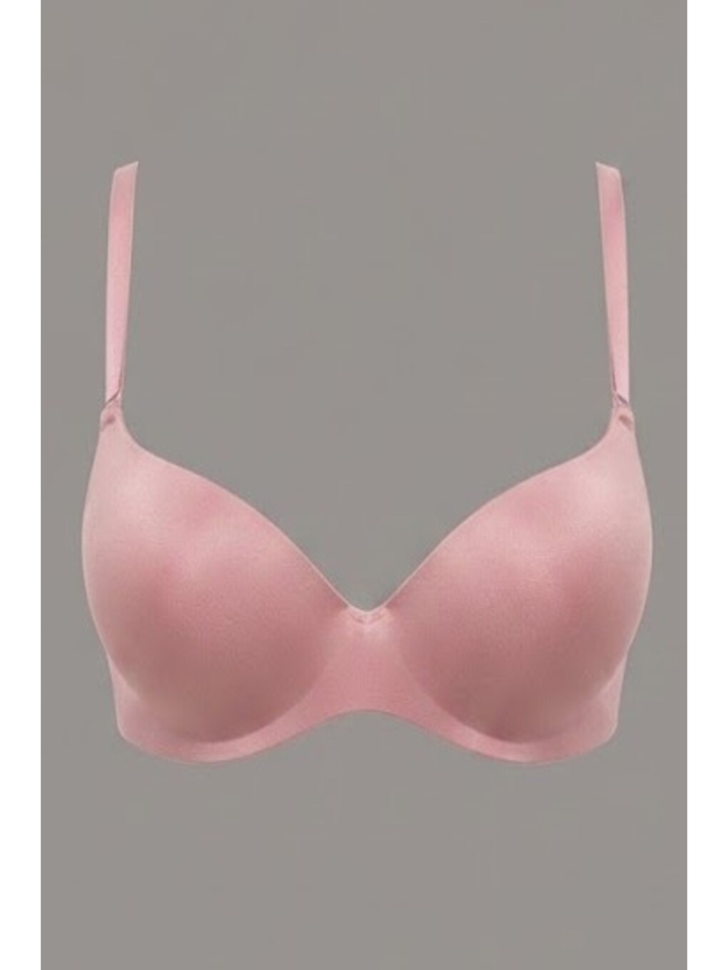 Pembe Yarım Destekli Lazer Soft Kap Sütyen C16040 Pudra