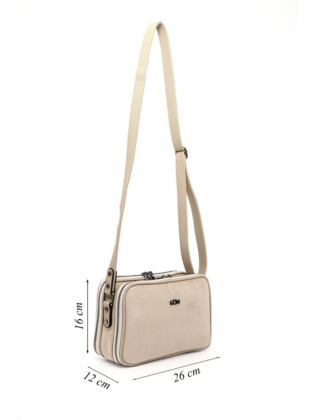 Bej Kadın BEJ Uzun Askılı Omuz Çantası-2