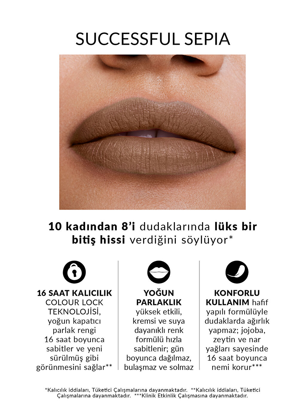 Power Stay Kremsi Vinyl Likit Ruj - Successful Sepia-2