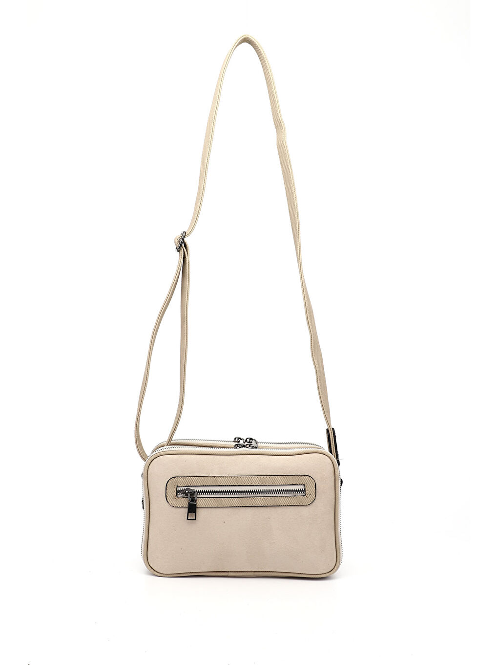 Bej Kadın BEJ Uzun Askılı Omuz Çantası-3