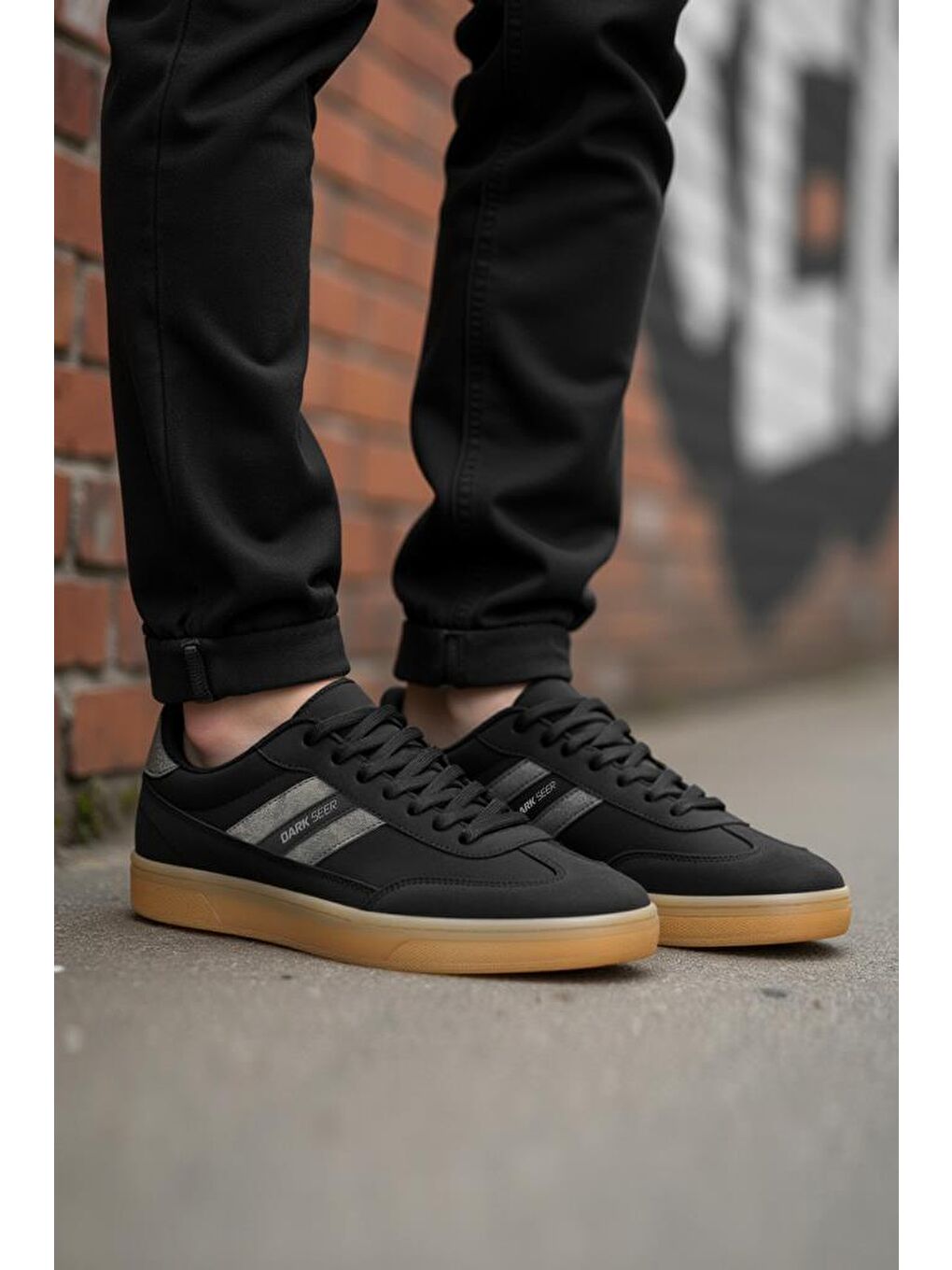 Siyah DS E Satry Sneaker 2025 Erkek-3