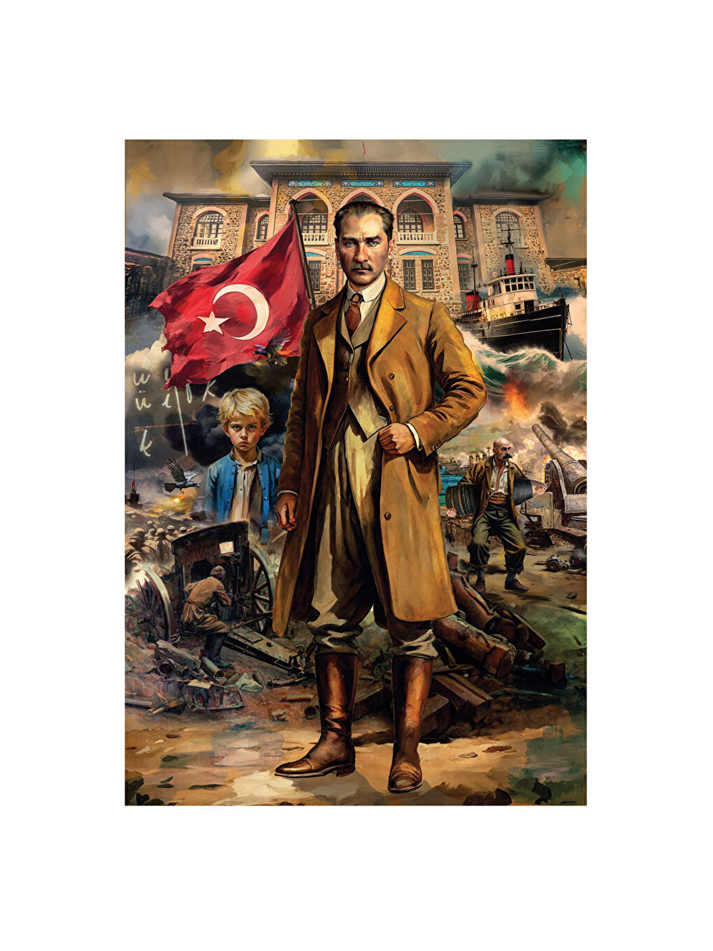 Puzzle 260 XL Parça Atatürk Destanı 3351-1