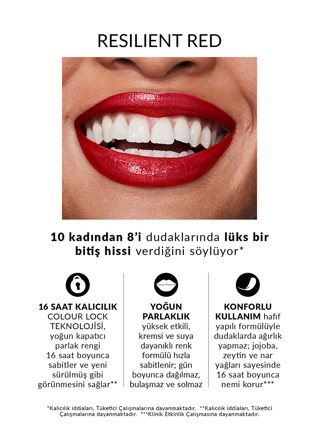 Power Stay Kremsi Vinyl Likit Ruj - Resilient Red-2