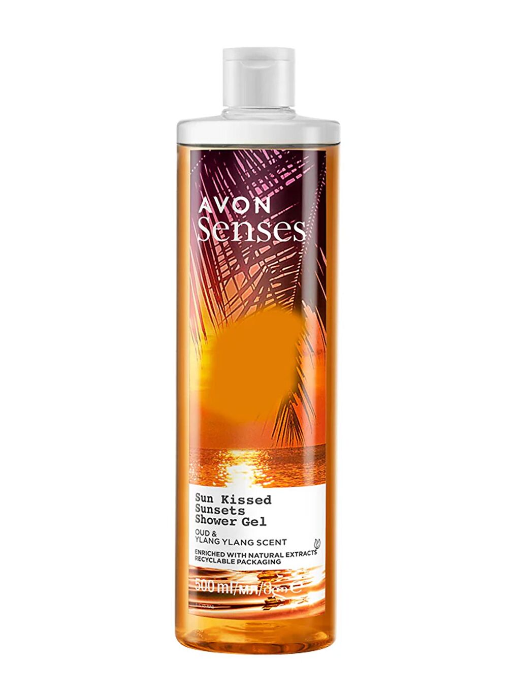 AVON Renksiz Senses Sun Kissed Sunsets Duş Jeli 500 Ml.