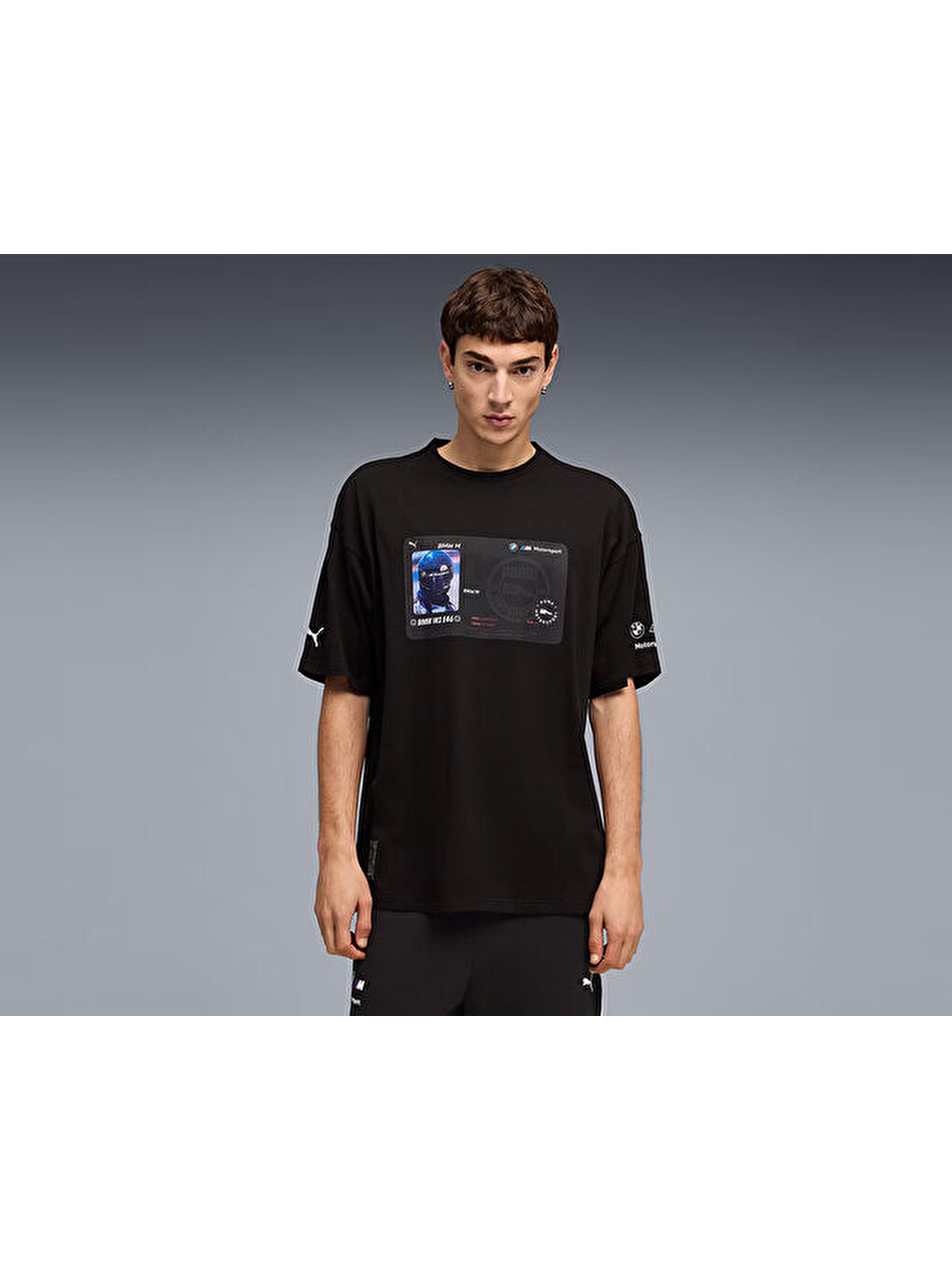 Bmw Mms Lifestyle Tee Erkek Günlük Tişört 63542601 Siyah-2