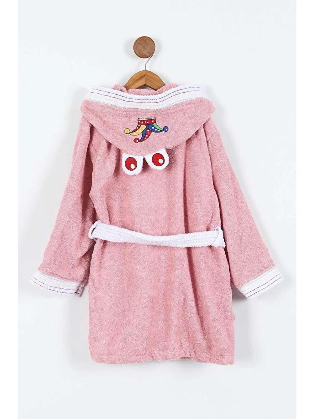 Duma 10-11 Yaş Çocuk Bornozu Pembe-1